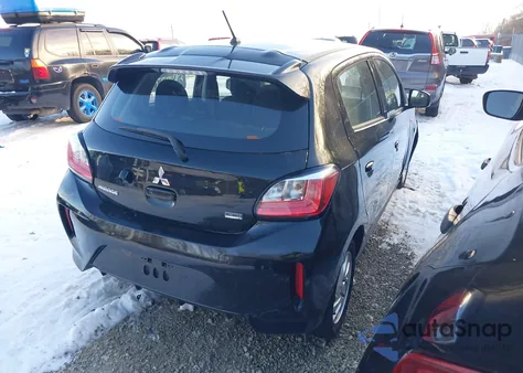 2021 Mitsubishi Mirage Carbonite Edition/Es/Le from USA, damaged, VIN ML32AUHJ0MH009933